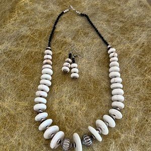 Beautiful necklace and earring set